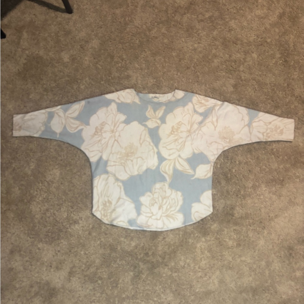 Milano Blue and Cream Textured Fabric